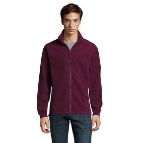 Veste micropolaire zippée north bordeaux - Sol's