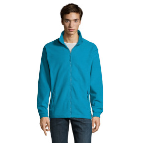 Mikrofleece-Jacke mit Reißverschluss North Aqua - Sol's