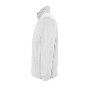 Mikrofleece-Jacke mit Reißverschluss North Weiß - Sol's