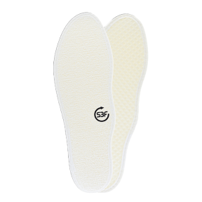 Semelles White en bouclette 100% coton - JLF Pro
