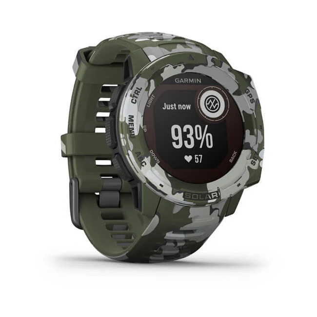 Multifunctioneel GPS Horloge Instinct Solar Lichen camo - Garmin