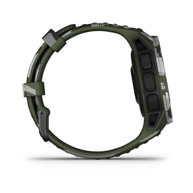 Montre GPS multifonctions Instinct Solar Lichen camo - Garmin