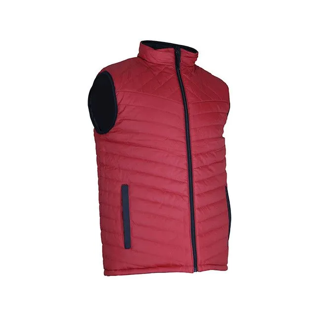 Bodywarmer réversible Tribal noir/rouge - LMA