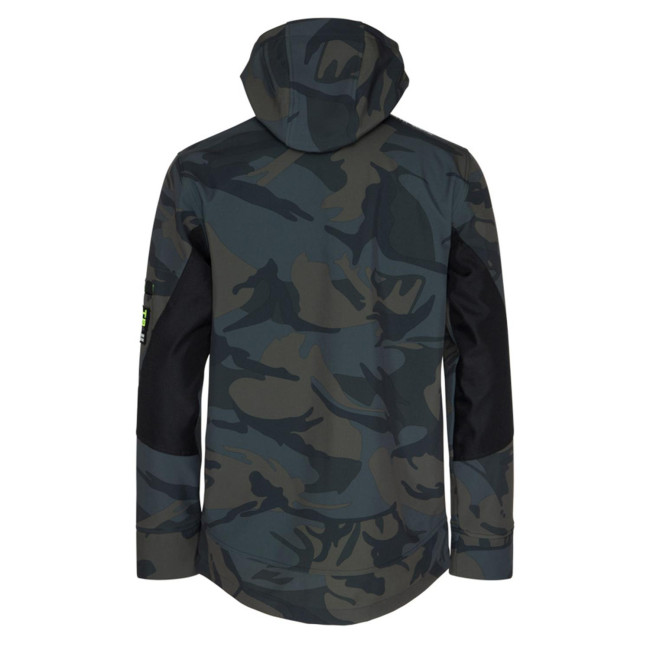 Veste softshell Borel woodland et jaune fluo - North Ways