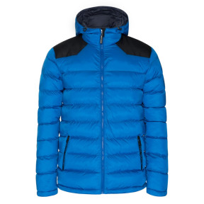 Wendbare Daunenjacke Vinci blau und grau - North Ways