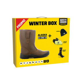 Winter box bottes Alaska S3 avec gants, bonnet et chaussettes - Safety Jogger