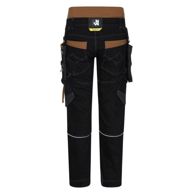 BROEK VICENTE ZWART/KAMEEL - NORTH WAYS