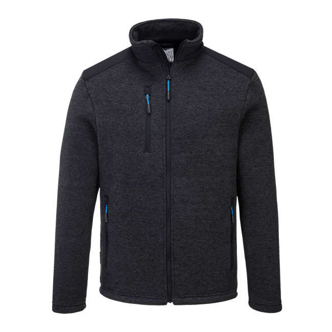 KX3 Performance Fleece-Arbeitsjacke Dunkelgrau - Portwest
