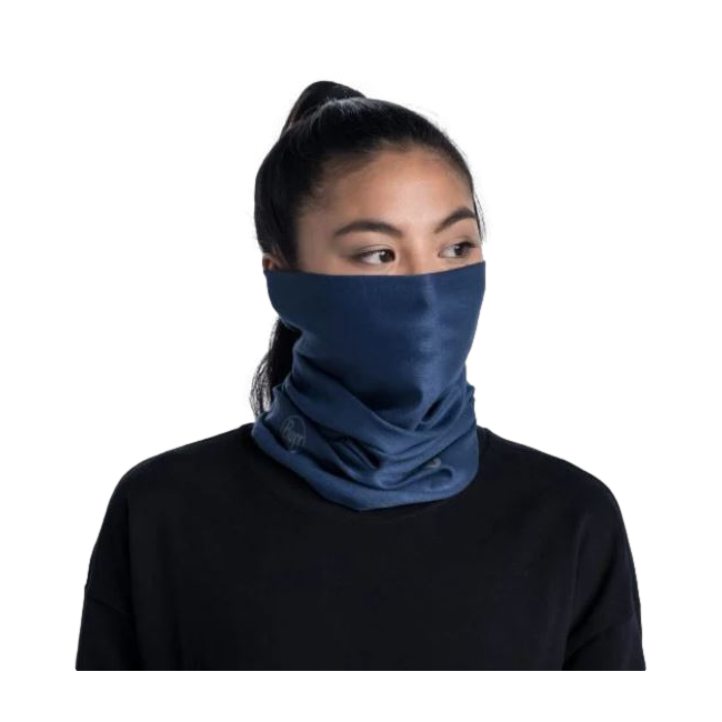ThermoNet Solid Nackenwärmer Blau - Buff