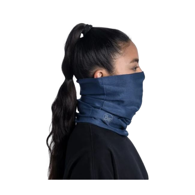 Nekwarmer ThermoNet Solid Blauw - Buff