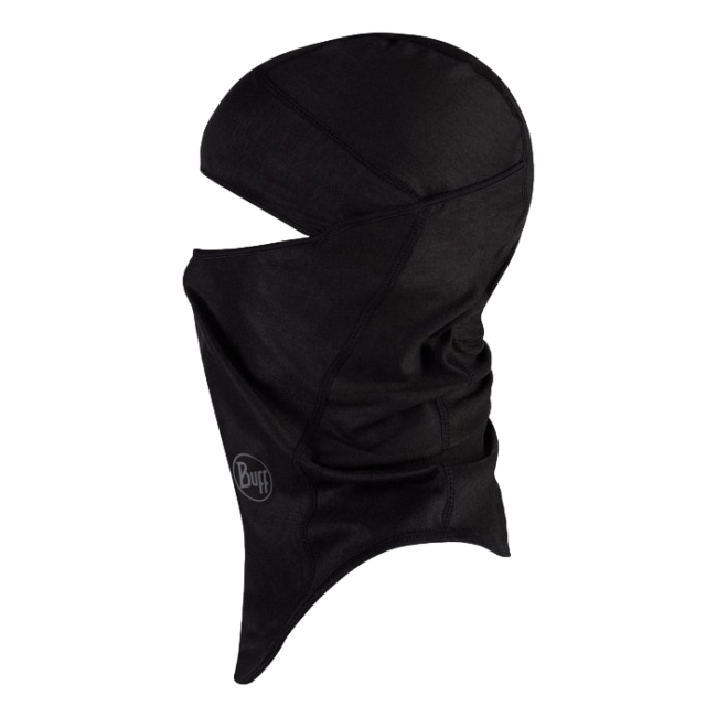 ThermoNet Hinged Solid Zwarte Bivakmuts - Buff