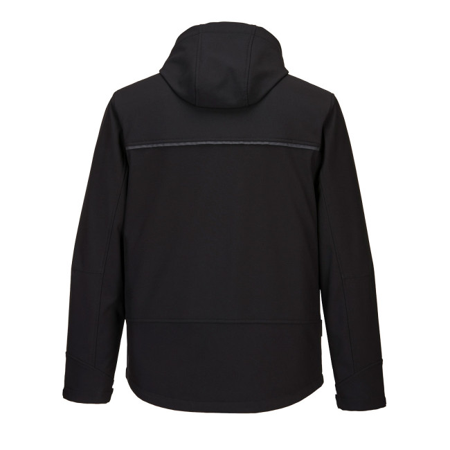 Softshell Arbeitsjacke mit Kapuze KX3 schwarz - Portwest
