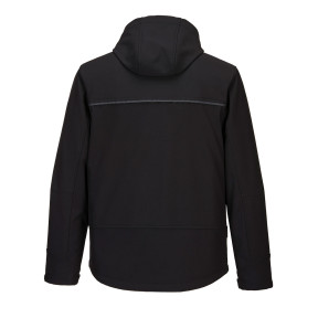 Veste de travail softshell à capuche KX3 noir - Portwest