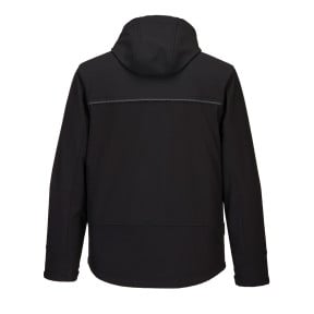 Kurtka robocza softshell z kapturem KX3 czarna - Portwest