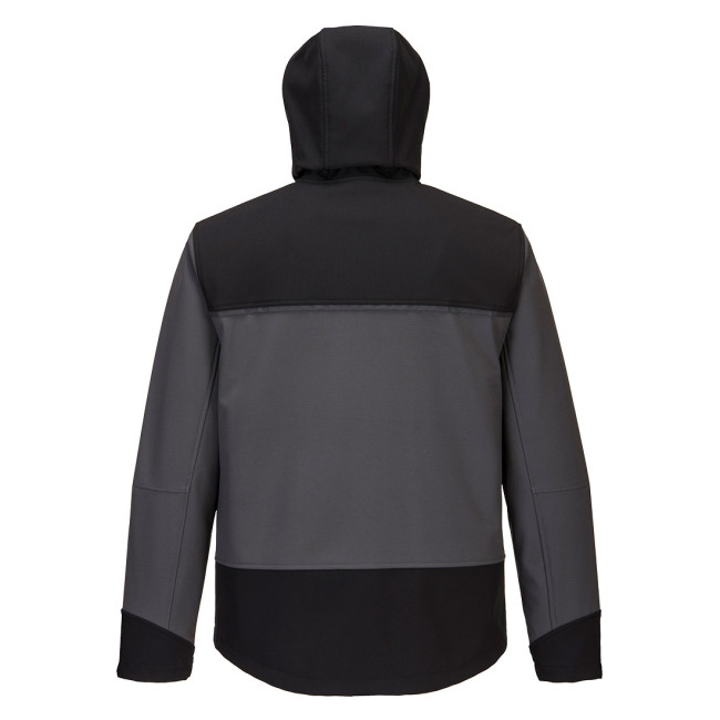 Softshell à capuche KX3 Noir/Gris - Portwest