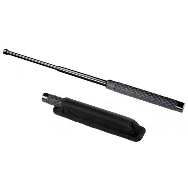 Versterkte telescopische verdedigingsstok 16" - Zwart - A10 Equipment
