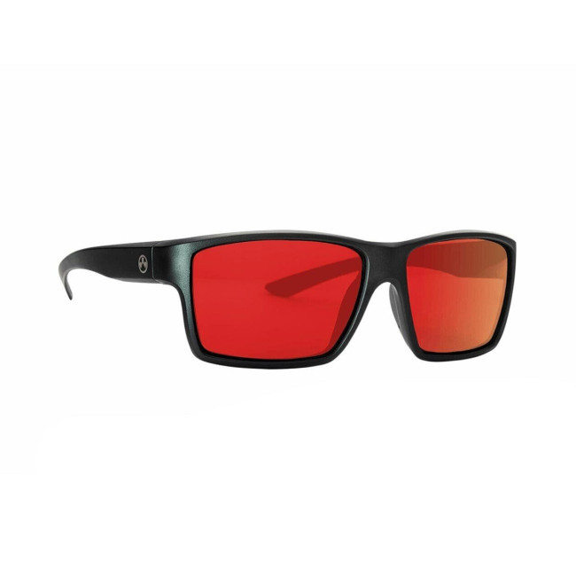 Explorer Sonnenbrille Schwarz mit roten polarisierten Gläsern - Magpul