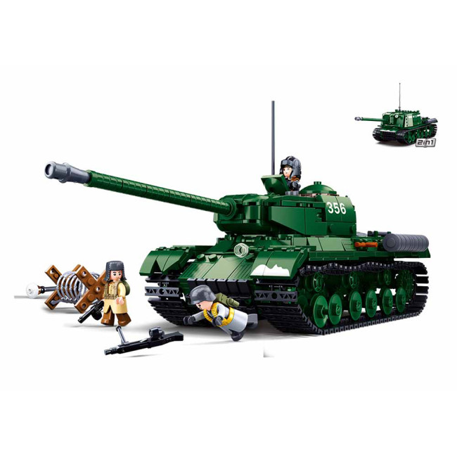 Heavy tank 2 en 1 M38-B0979 - Sluban Heavy tank 2 en 1 M38-B0979 - Sluban