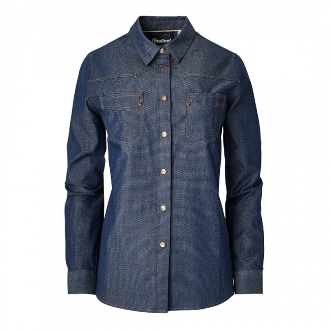 Damenbluse Authentique Denim - Molinel