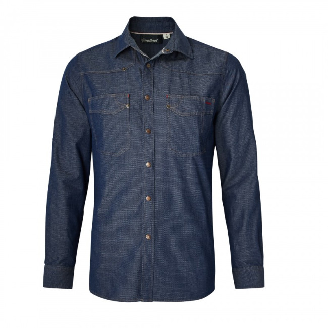 Herenoverhemd Authentique denim - Molinel