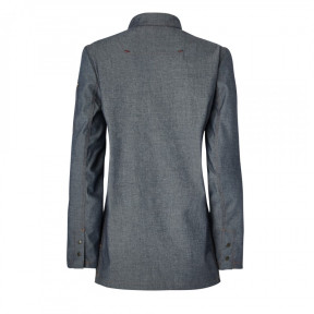 Langarm-Jacke Authentique Damen Jeans blau - Molinel