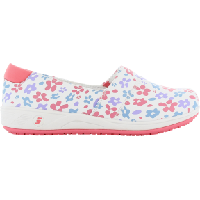 Ballerines de travail Sophie O1 ESD SRC rose motif - Safety Jogger Professional