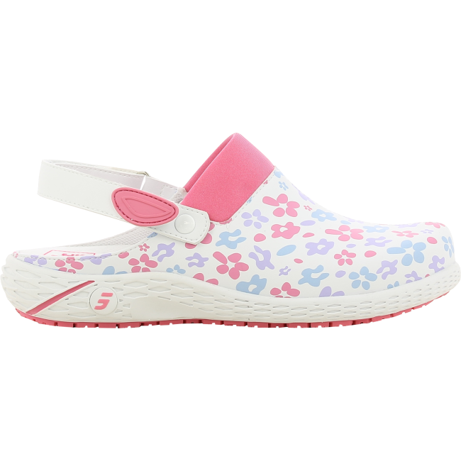 Sabots de travail Dany OB SRC ESD rose motif - Safety Jogger Professional