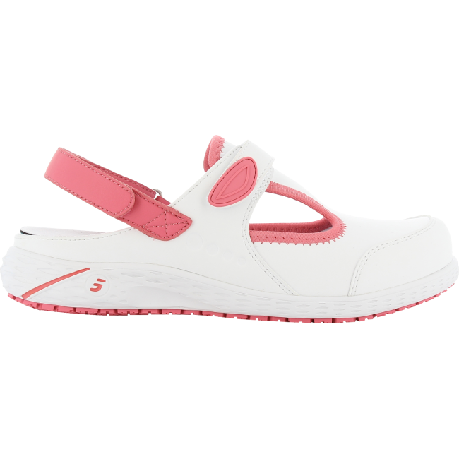 Arbeitsclogs Carly OB SRC ESD rosa - Safety Jogger Professional