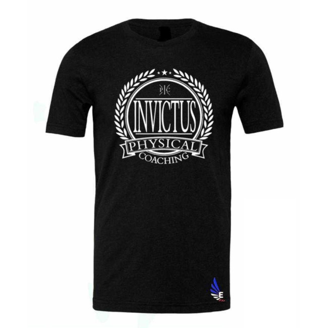 Tee shirt Noir Invictus Physical Coaching - Tactical Fit