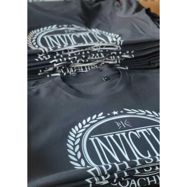 T-shirt Invictus Physical Coaching Czarny - Tactical Fit