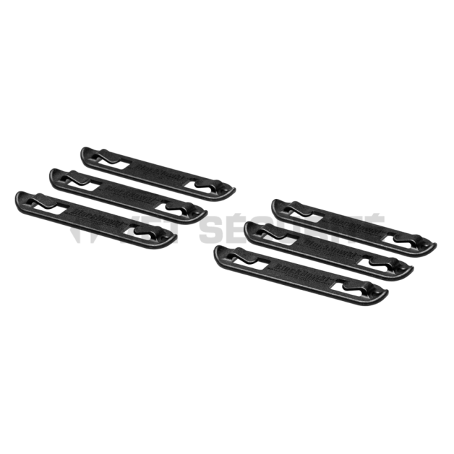 3 Inch Speed Clips 6stuks zwart - blackhawk