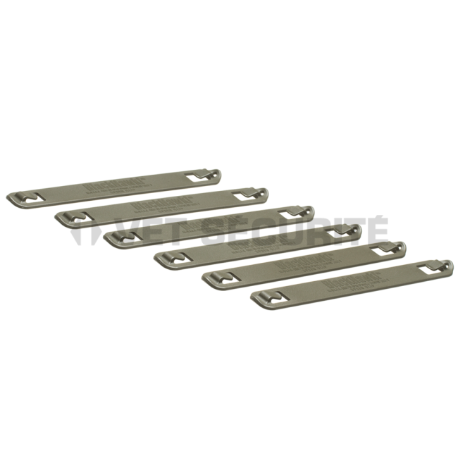 Snelheidsclips 7 inch 6stuks groen - blackhawk