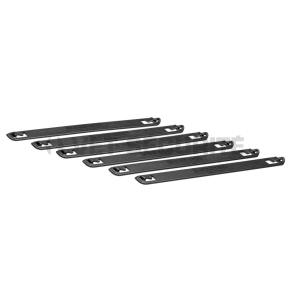 Clips de vitesse 9 pouces 6pcs noir - blackhawk