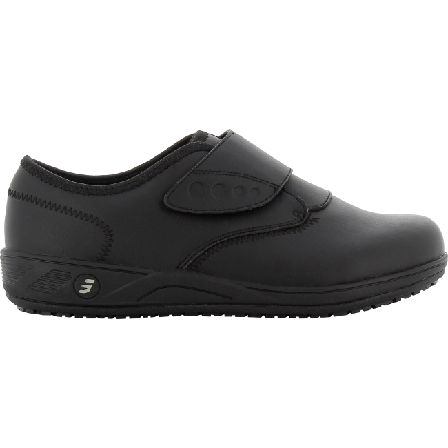 Chaussuress de travail ELIANE Noire ESD SRC avec bande velcro réglable - SAFETY JOGGER INDUSTRIAL