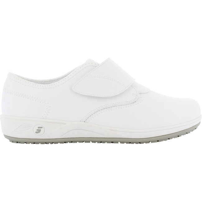 Chaussuress de travail ELIANE Blanche ESD SRC avec bande velcro réglable - SAFETY JOGGER INDUSTRIAL
