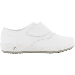 Chaussuress de travail ELIANE Blanche ESD SRC avec bande velcro réglable - SAFETY JOGGER INDUSTRIAL