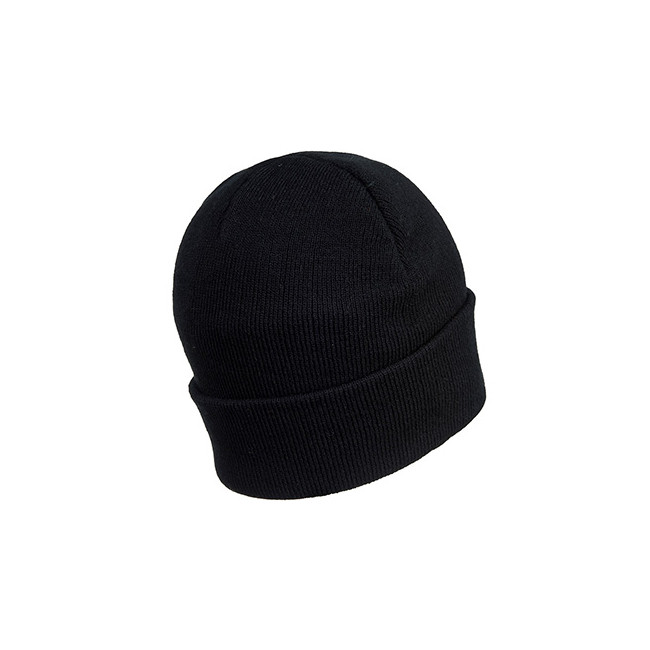 Bonnet avec lampe frontale LED rechargeable USB Noir - Portwest