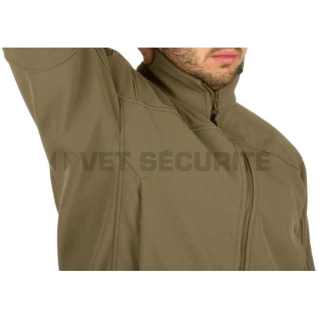 Softshell-Jacke Audax coyote - Clawgear
