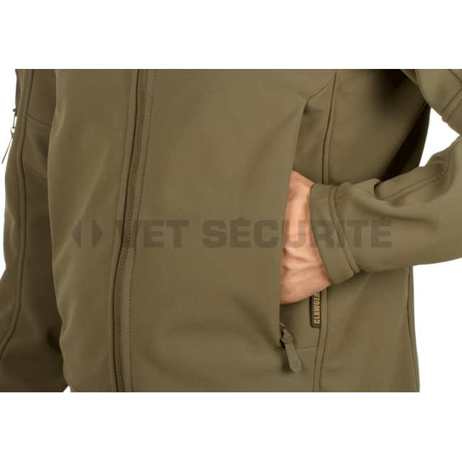 Kurtka softshell Audax coyote - Clawgear