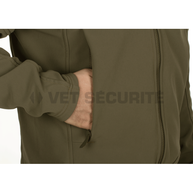 Kurtka softshell Audax oliwkowa - Clawgear