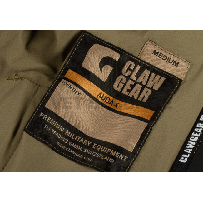 Audax softshell jas olijfgroen - Clawgear