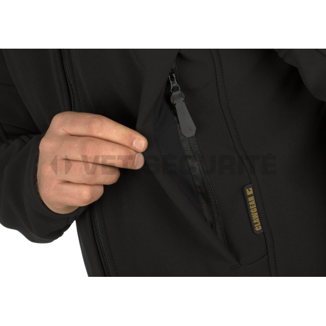 Softshell-Jacke Audax schwarz - Clawgear
