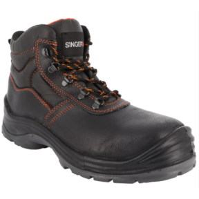 Chaussures hautes de sécurité en cuir ROMA S3 SRC noir - Singer Safety
