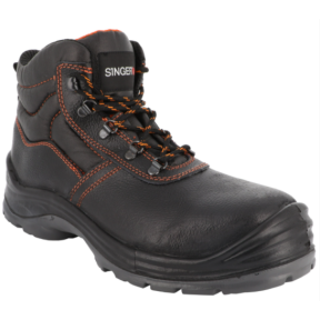 Chaussures hautes de sécurité en cuir ROMA S3 SRC noir - Singer Safety