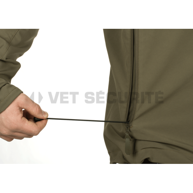 Kurtka softshell Rapax szaro-brązowa - Clawgear