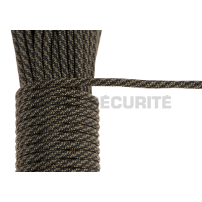 Paracord Type III 550 20 m zwart camo - Clawgear
