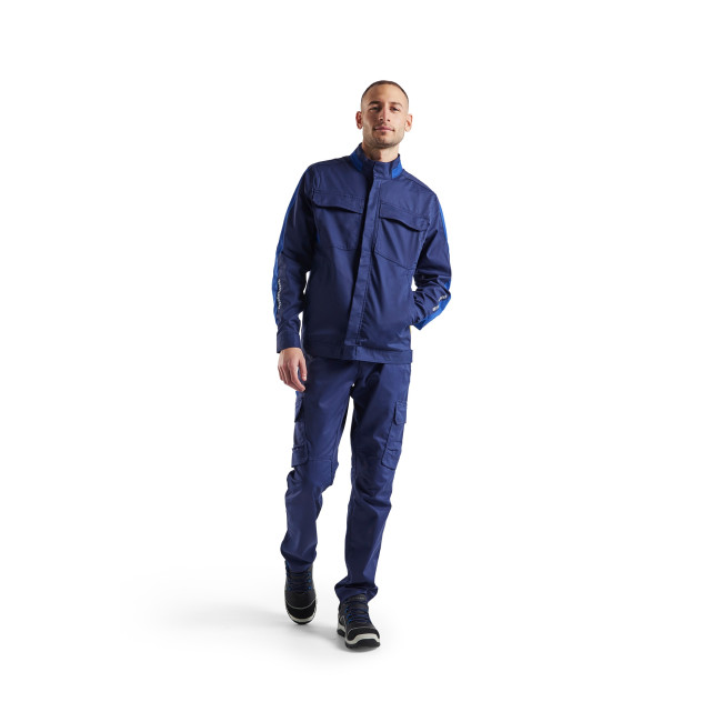Industrie stretch vest 2D Marine/Koningsblauw - Blaklader