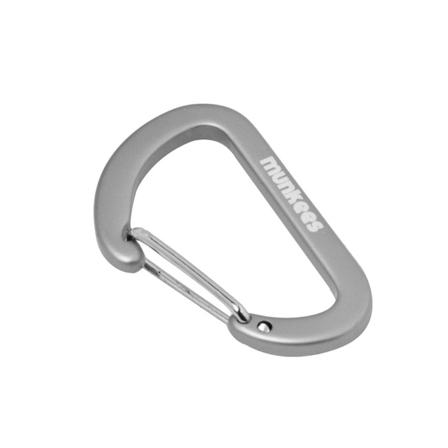 Lot de 2 mousquetons Gris (4 x 40mm) - Munkees
