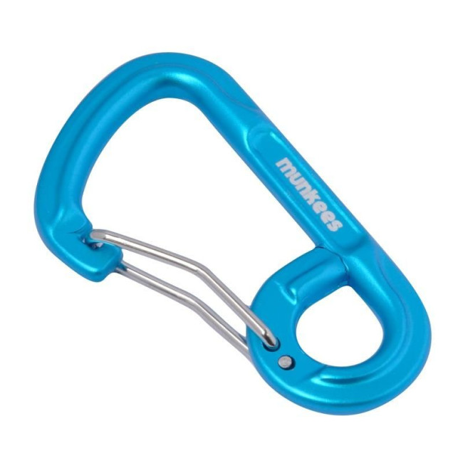 Geschmiedeter Karabiner 60 mm Blau - Munkees