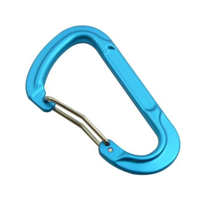 Geschmiedeter Karabiner 75 mm Blau - Munkees